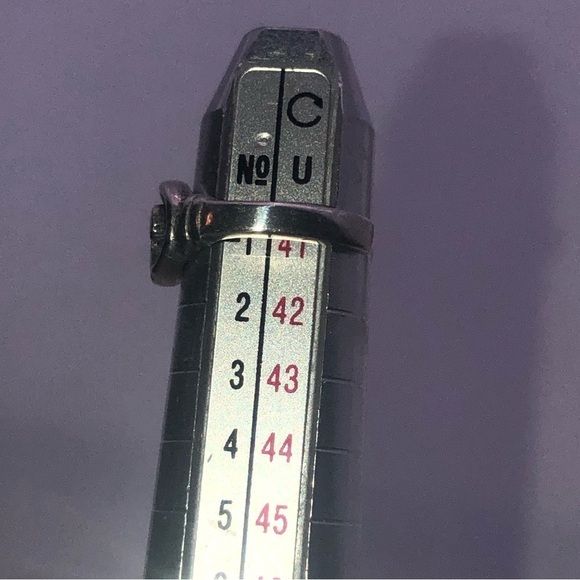 VTG Sterling Silver Swirl Design Toe Ring Sz 1 Adjustable - Picture 5 of 5